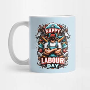 Happy Labour Day T-shirt. Mug